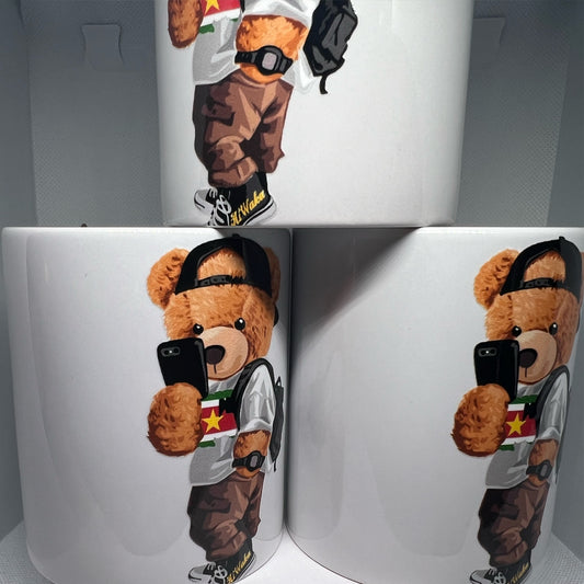 De Surinaamse teddybeer mok