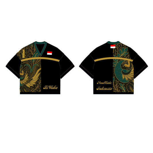 Indonesia Geweven Jersey Ai Waka