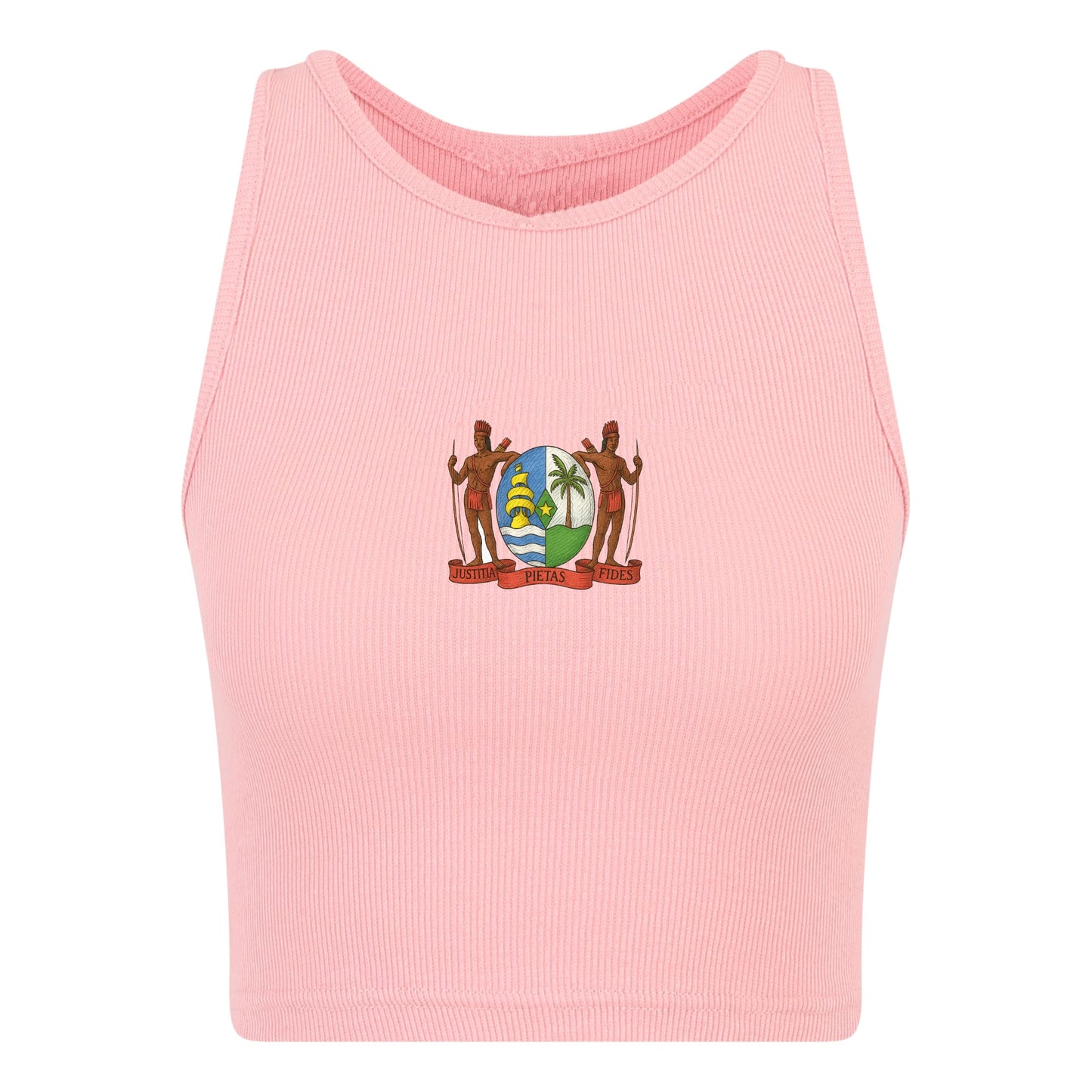 Cropped Ribbed Top – Wapen fu Sranan