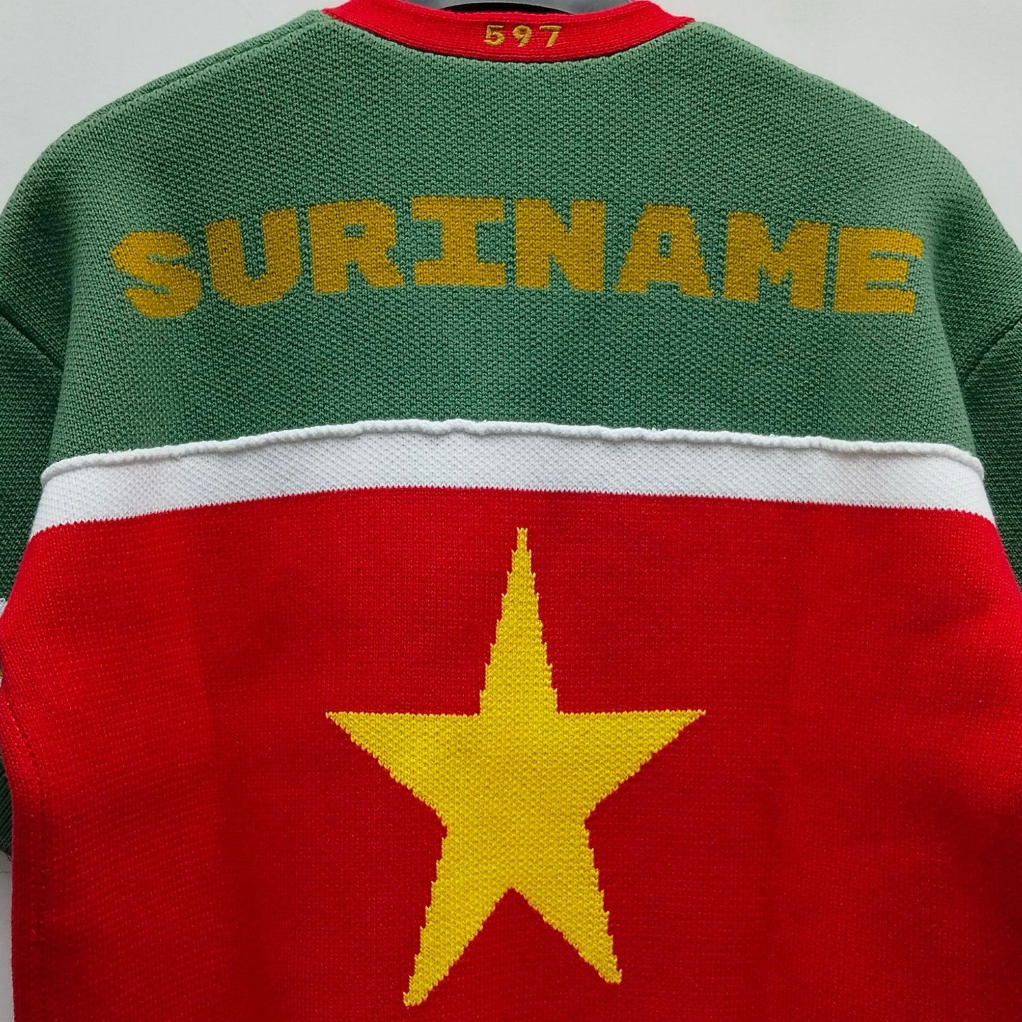Longsleeve Suriname Geweven Jersey (Unisex)