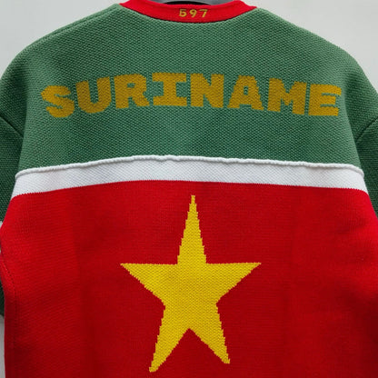 Longsleeve Suriname Geweven Jersey (Unisex)