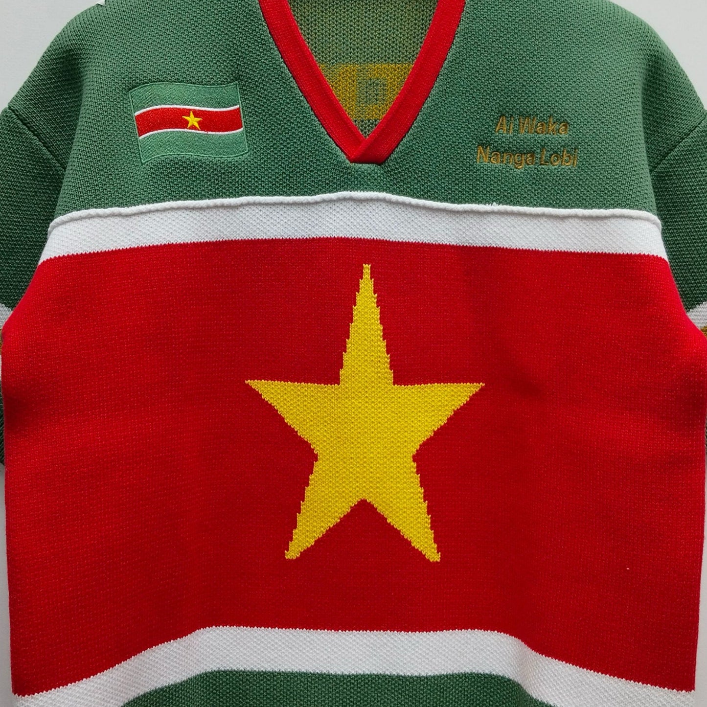 Longsleeve Suriname Geweven Jersey (Unisex)