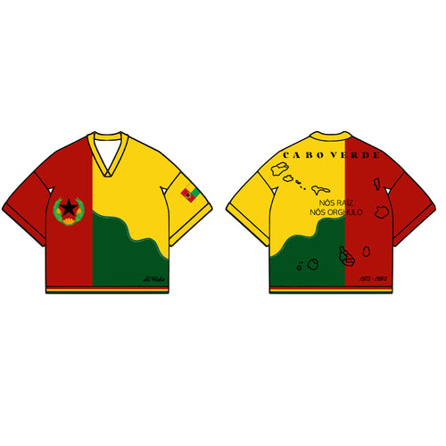 Cabo Verde Geweven Jersey "Bandera di Independénsia" - Pre-Order