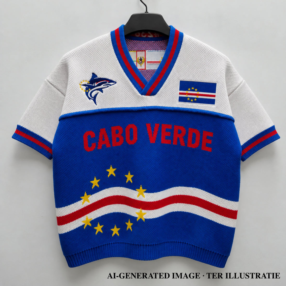 Cabo Verde Geweven Jersey Kids