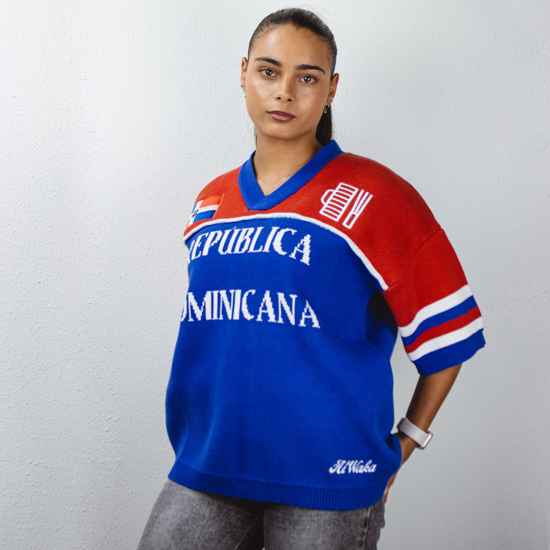 Dominicaanse Republiek Geweven Jersey | Bestelbaar op aanvraag
