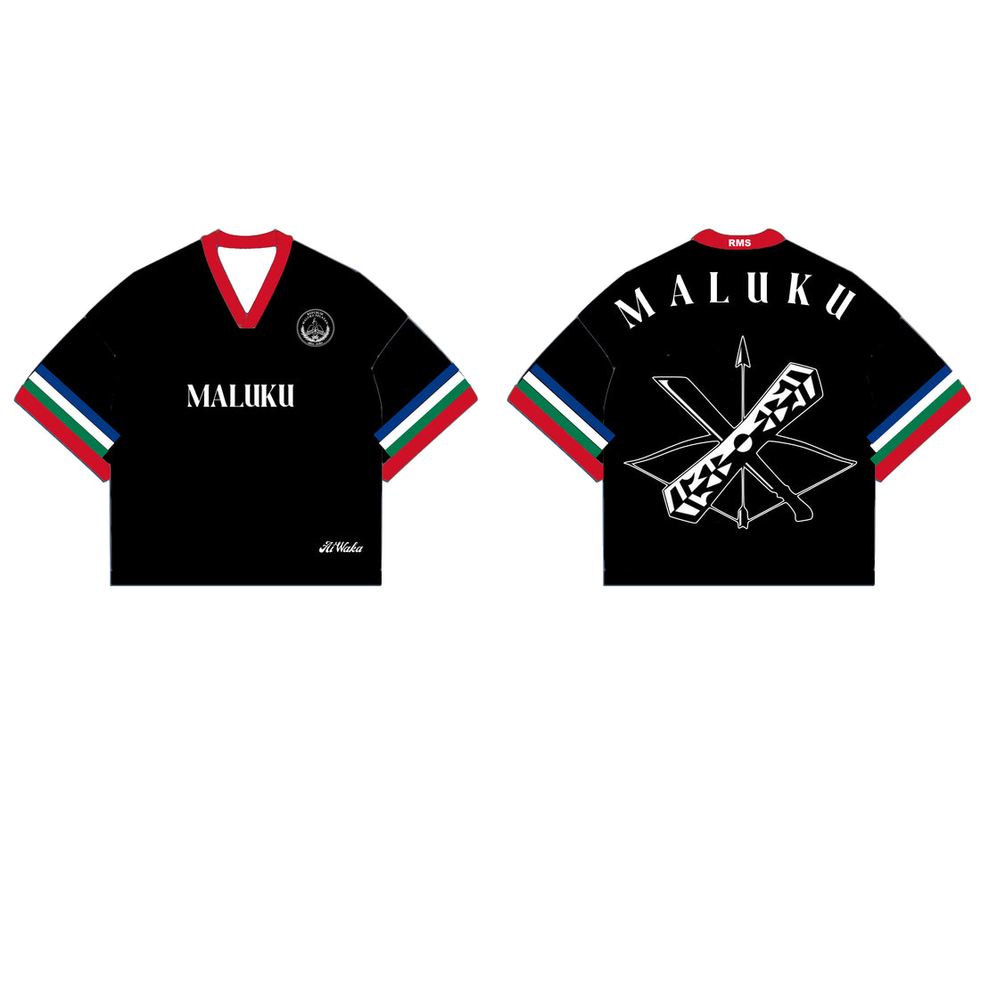 Molukken Geweven Jersey
