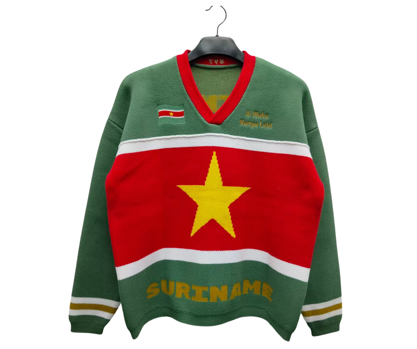 Longsleeve Suriname Geweven Jersey (Unisex)