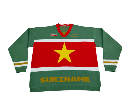 Longsleeve Suriname Geweven Jersey (Unisex)