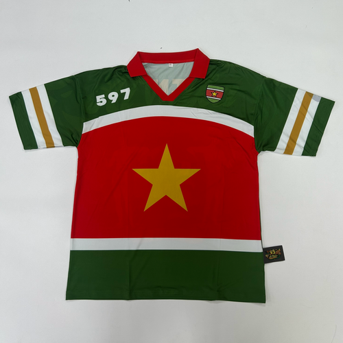 Suriname Voetbal Jersey (kids+unisex)