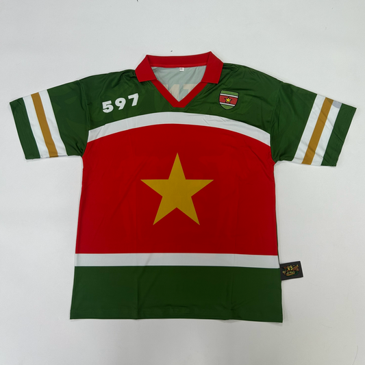 Suriname Voetbal Jersey (kids+unisex)