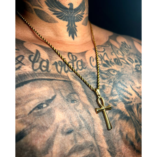 Ankh Ketting – Goud Verguld 18k