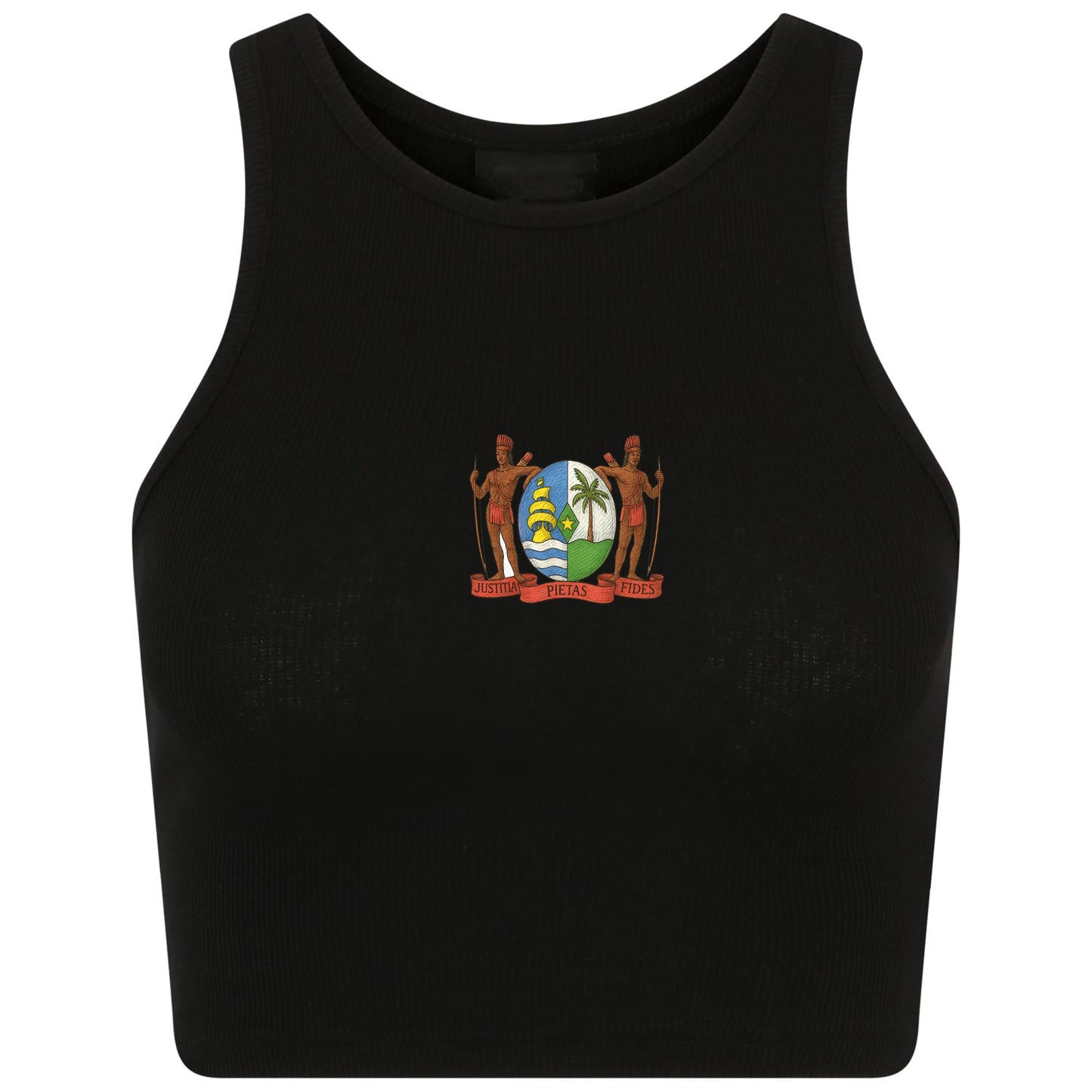 Cropped Ribbed Top – Wapen fu Sranan