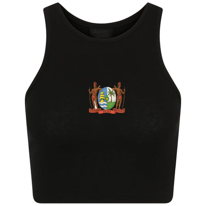 Cropped Ribbed Top – Wapen fu Sranan