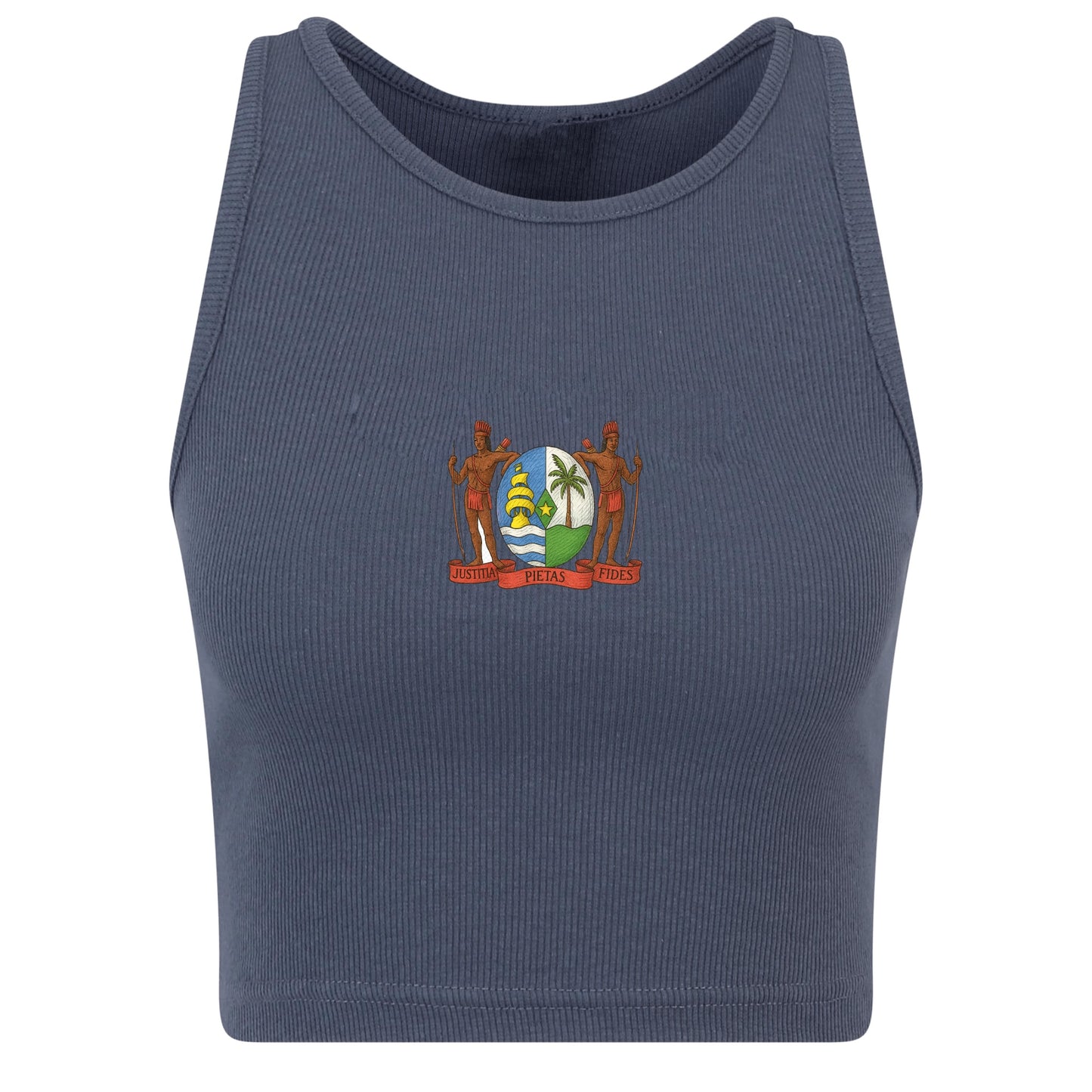 Cropped Ribbed Top – Wapen fu Sranan