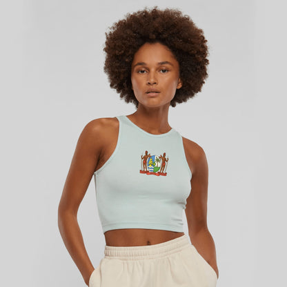 Cropped Ribbed Top – Wapen fu Sranan