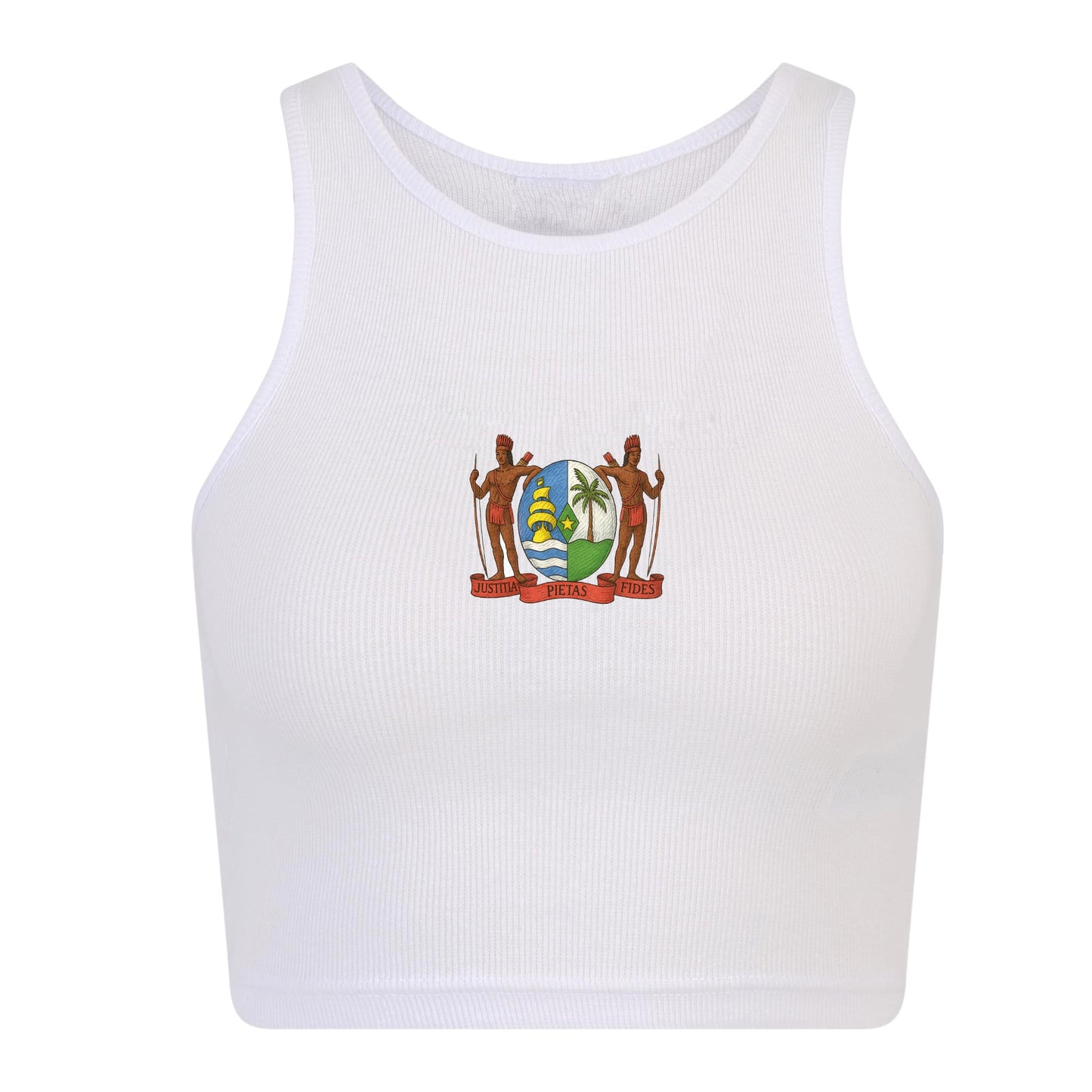 Cropped Ribbed Top – Wapen fu Sranan