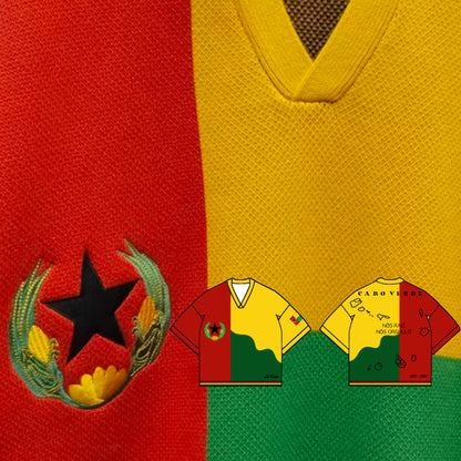 Cabo Verde Geweven Jersey "Bandera di Independénsia" - Pre-Order